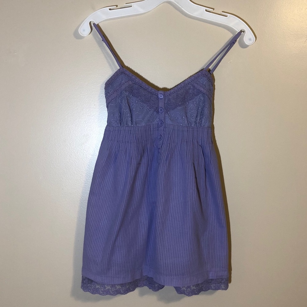 Kiarra Purple Tank